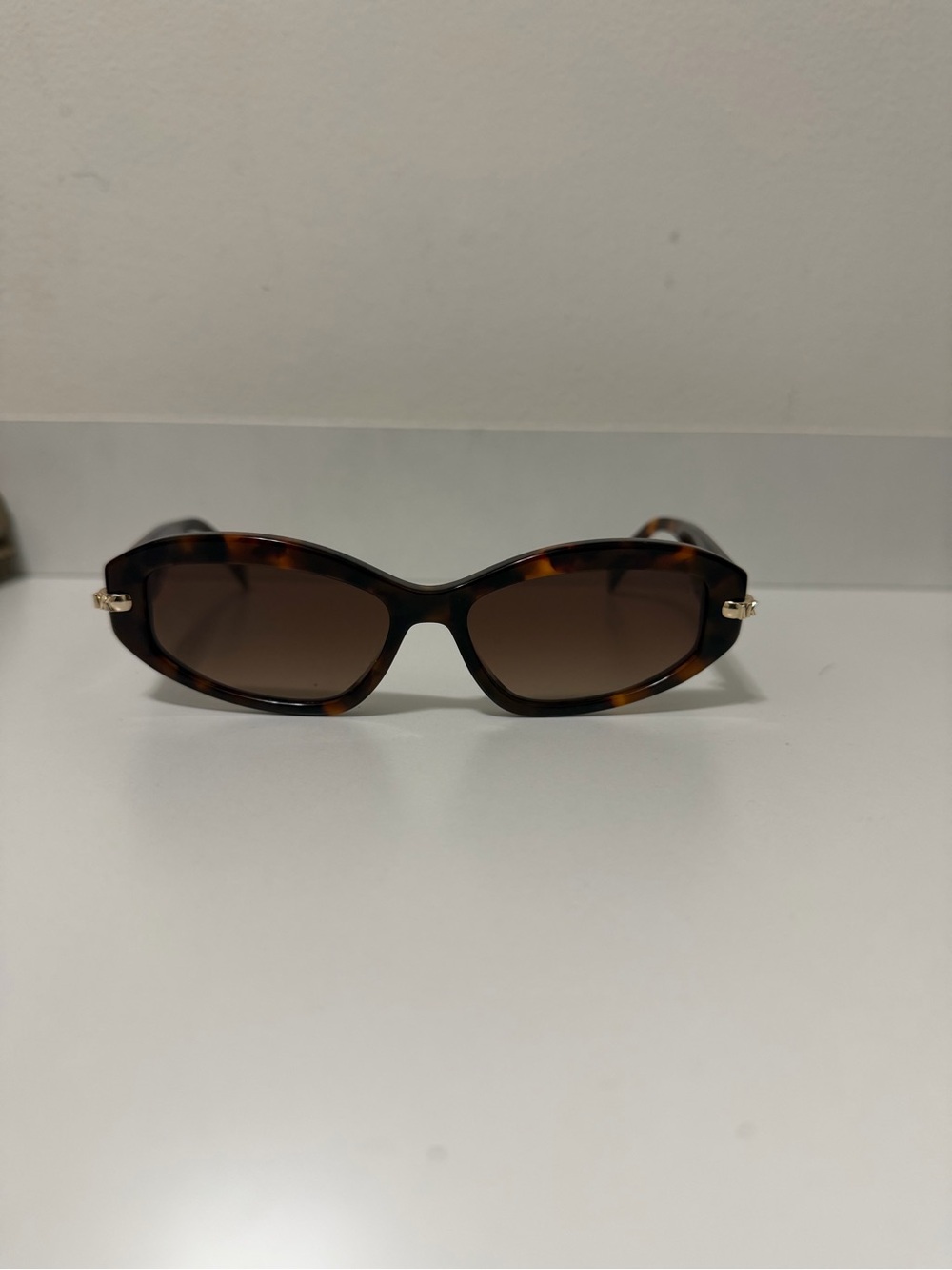 Michael Kors Tortoiseshell Frame Sunglasses with Brown Lenses
